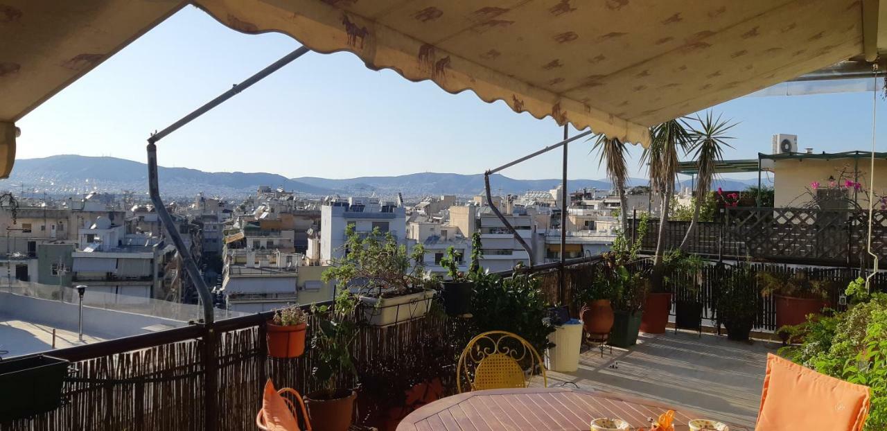Penthouse Balcony Close To Acropolis Apartment เอเธนส์ ภายนอก รูปภาพ