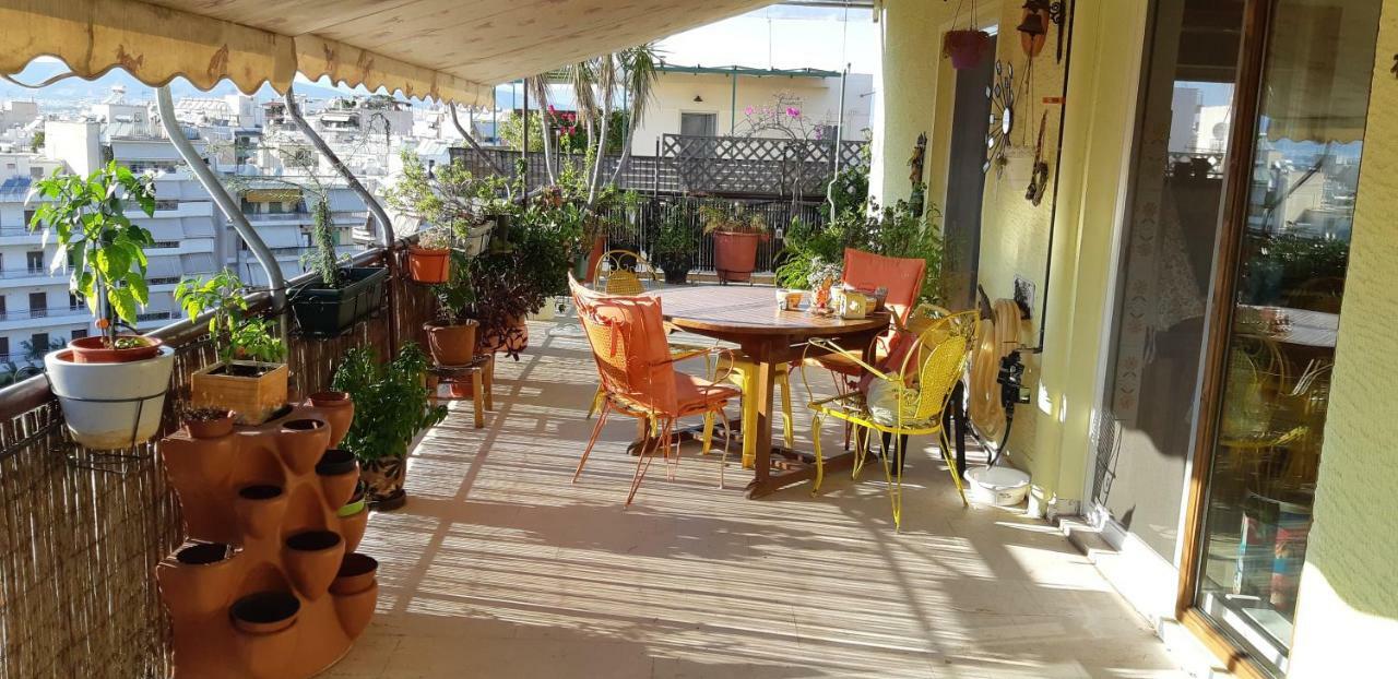 Penthouse Balcony Close To Acropolis Apartment เอเธนส์ ภายนอก รูปภาพ
