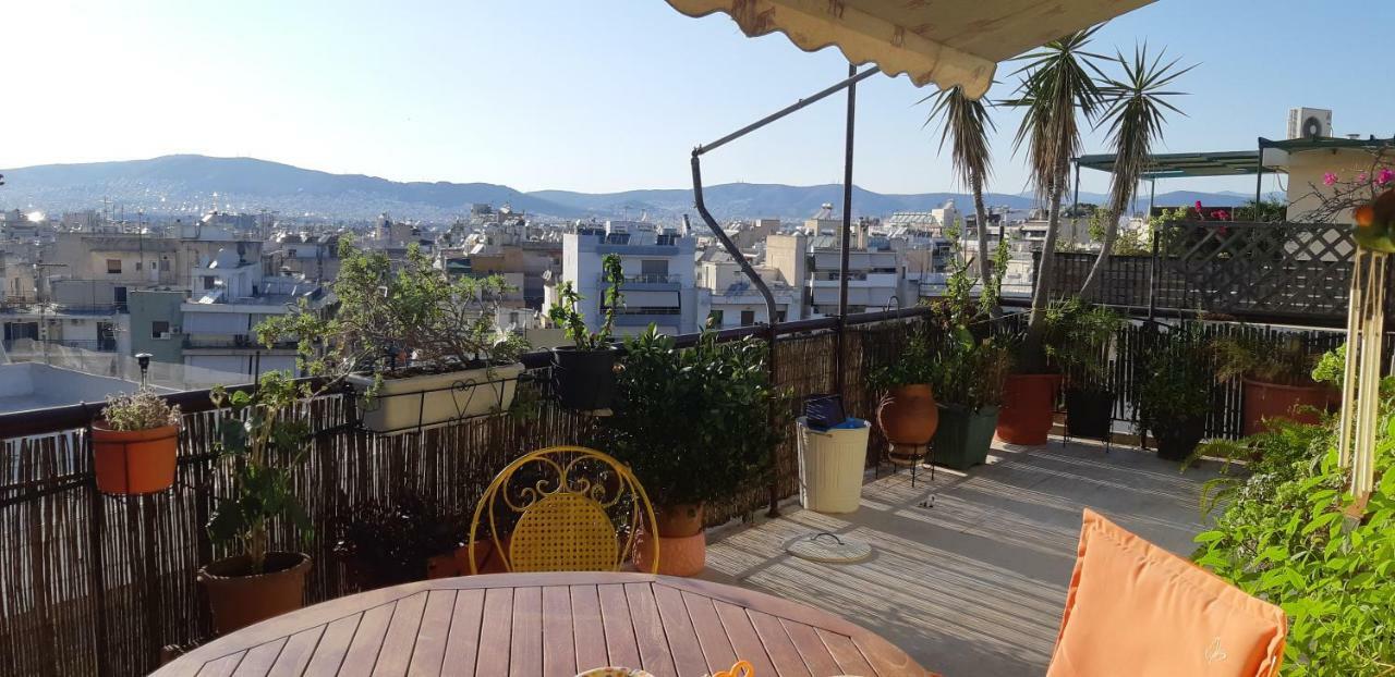 Penthouse Balcony Close To Acropolis Apartment เอเธนส์ ภายนอก รูปภาพ